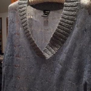 Light slate blue long sleeve sweater